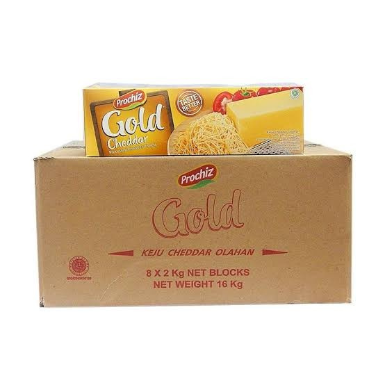 

Keju PROCHIZ Cheddar GOLD 2KG