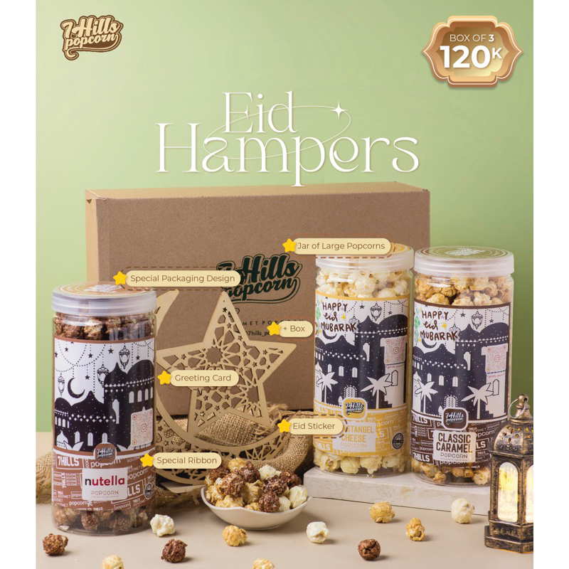 

7Hills Popcorn Eid Hampers - Box of 3