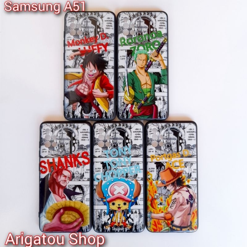 Samsung A51 Case Softcase Fuze Karakter Gambar Superhero Bajak Laut One Piece