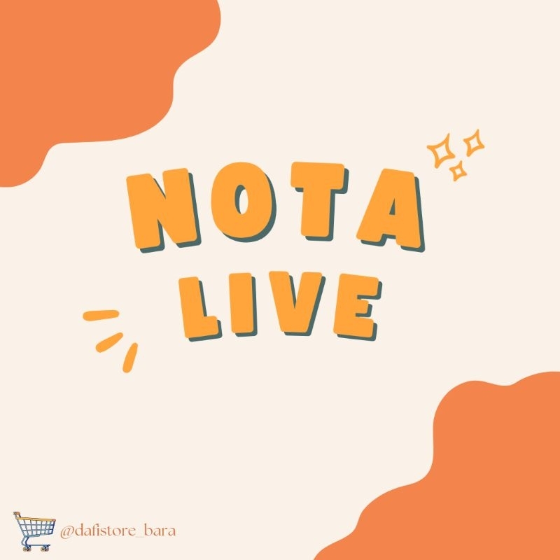 NOTA LIVE BAJU KOKO, KURTA DAN JUBAH