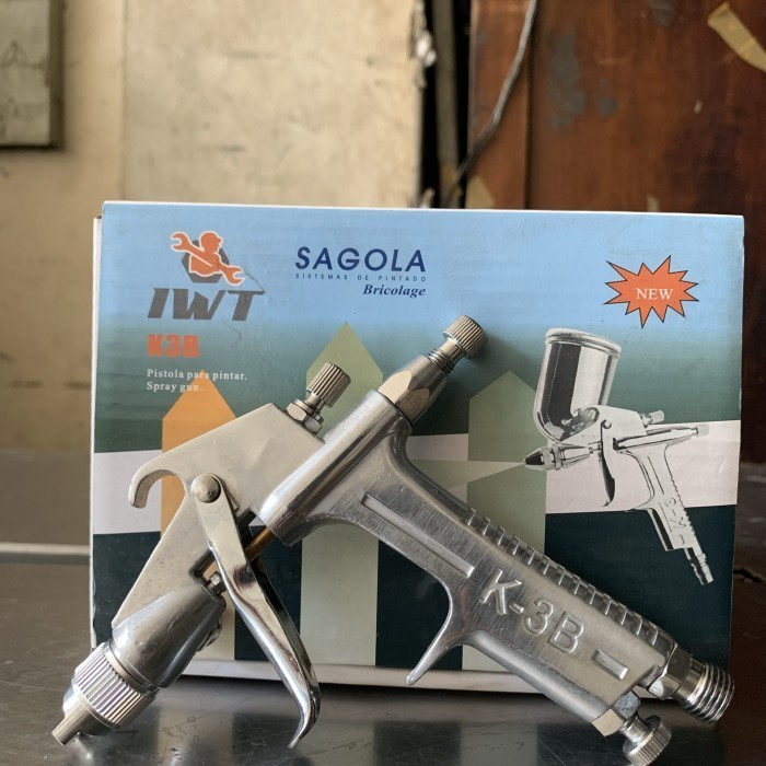 Spray Gun Sagola IWT K3B Tabung Atas 200cc Spray Gun K3 Sagola IWT