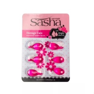 SASHA VITAMIN RAMBUT JAR ISI 6- VITAMIN RAMBUT SASHA ORIGINAL 100%