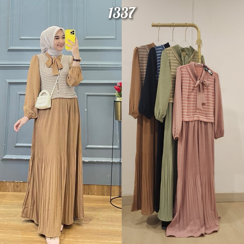 Gamis Knit Import x cringkel,gamis siera, gamis import cringkle premium