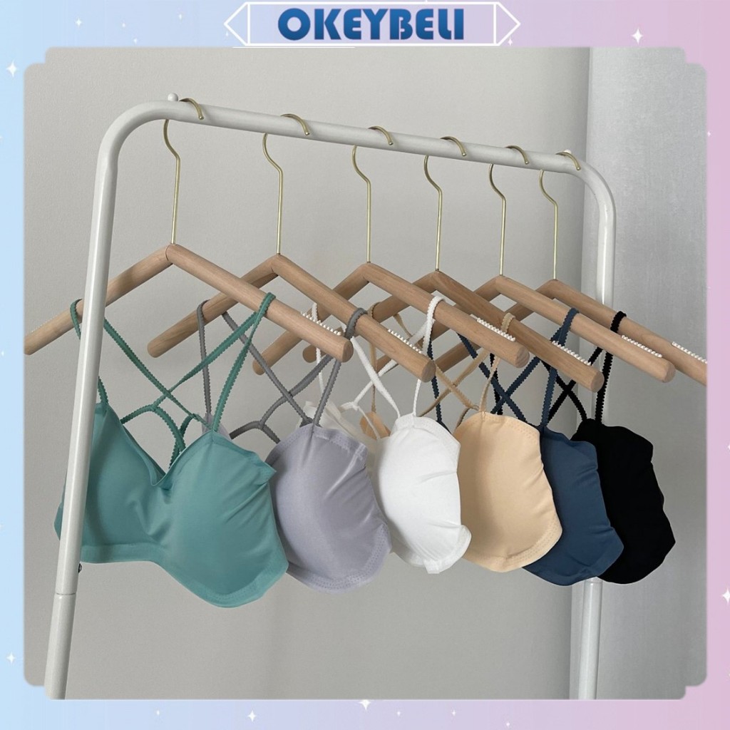 •OKEY BELI•BT566 Bra Bh Sport Yoga Tali Silang Fashion Bra Olahraga Wanita Sport Bra Wanita Yoga Cod