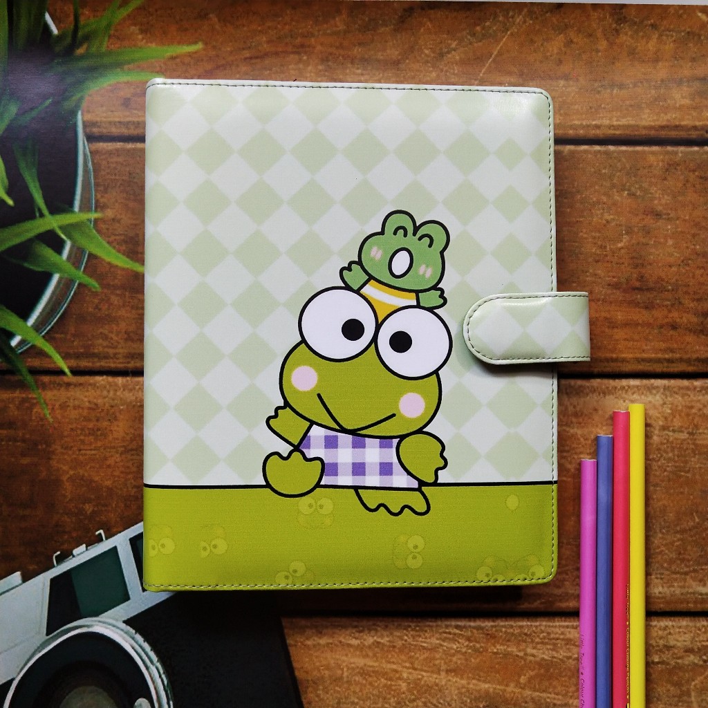 

Binder Motif Keropi Ukuran A5 20ring Dan B5 26ring Bahan Kulit Sintetis Binder Aesthetic