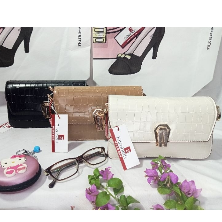 tas selempang wanita elizabeth model kekinian