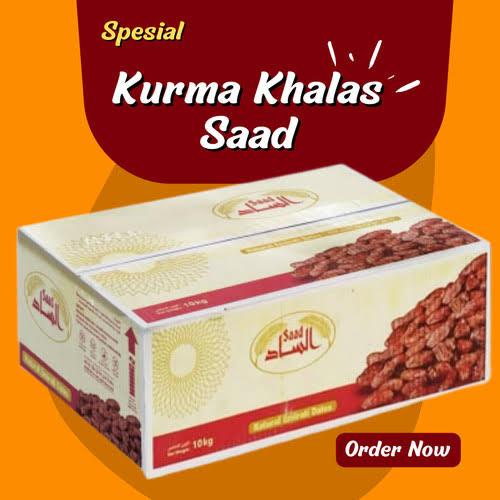 Kurma khalas saad 10 kg kurma khalas asli saad