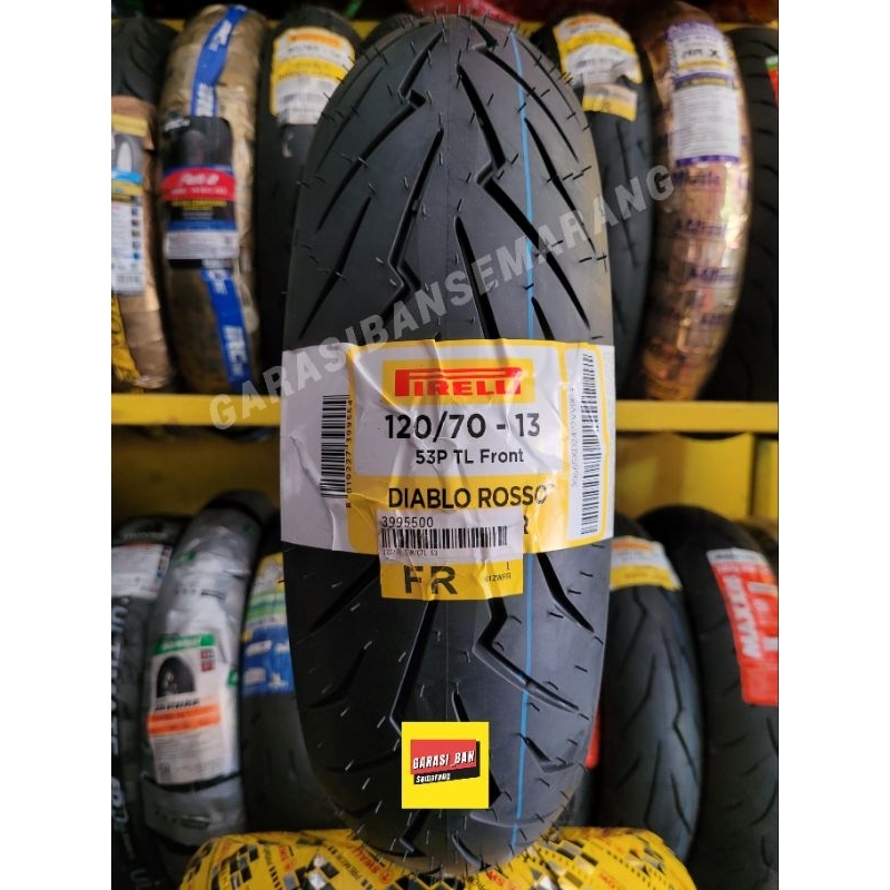 BAN PIRELLI DIABLO ROSSO SCOOTER 120/70-13 NMAX F, PCX160R