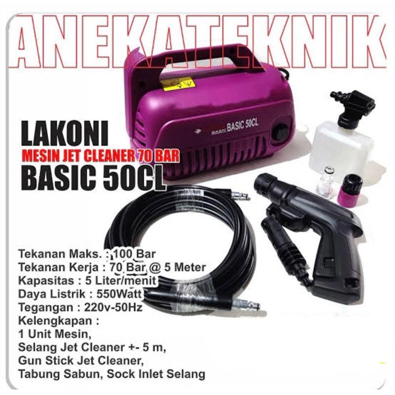 Jet cleaner mini lakoni 50CL mesin cuci motor cuci mobil murah