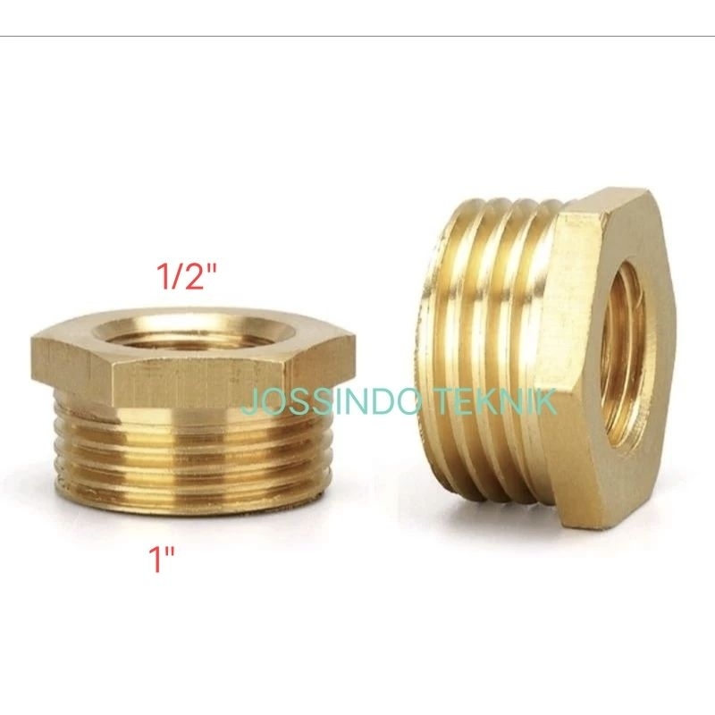 vlok ring 1/2x1 Kuningan / vlok ring 1x1/2 kuningan