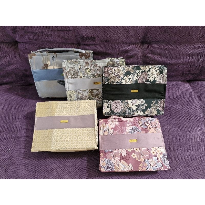 Khadijahlabel - Mukena Dewasa Motif Bunga  Mewah Jumbo free tas premium/ Mukena Jumbo Wanita Silk Mo