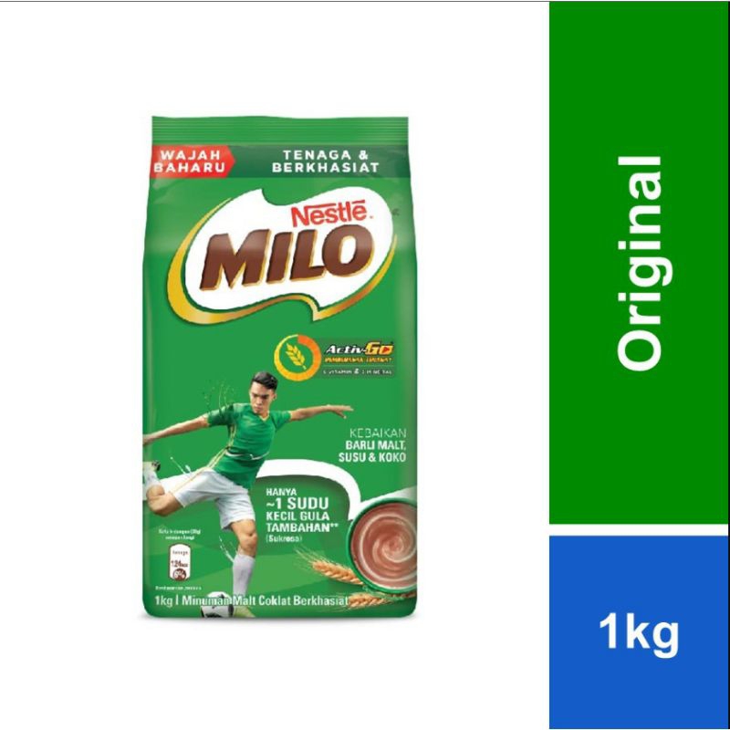 

Nestle Milo Malaysia 1kg Activ Go Wajah Baru Exp 31.12.2024