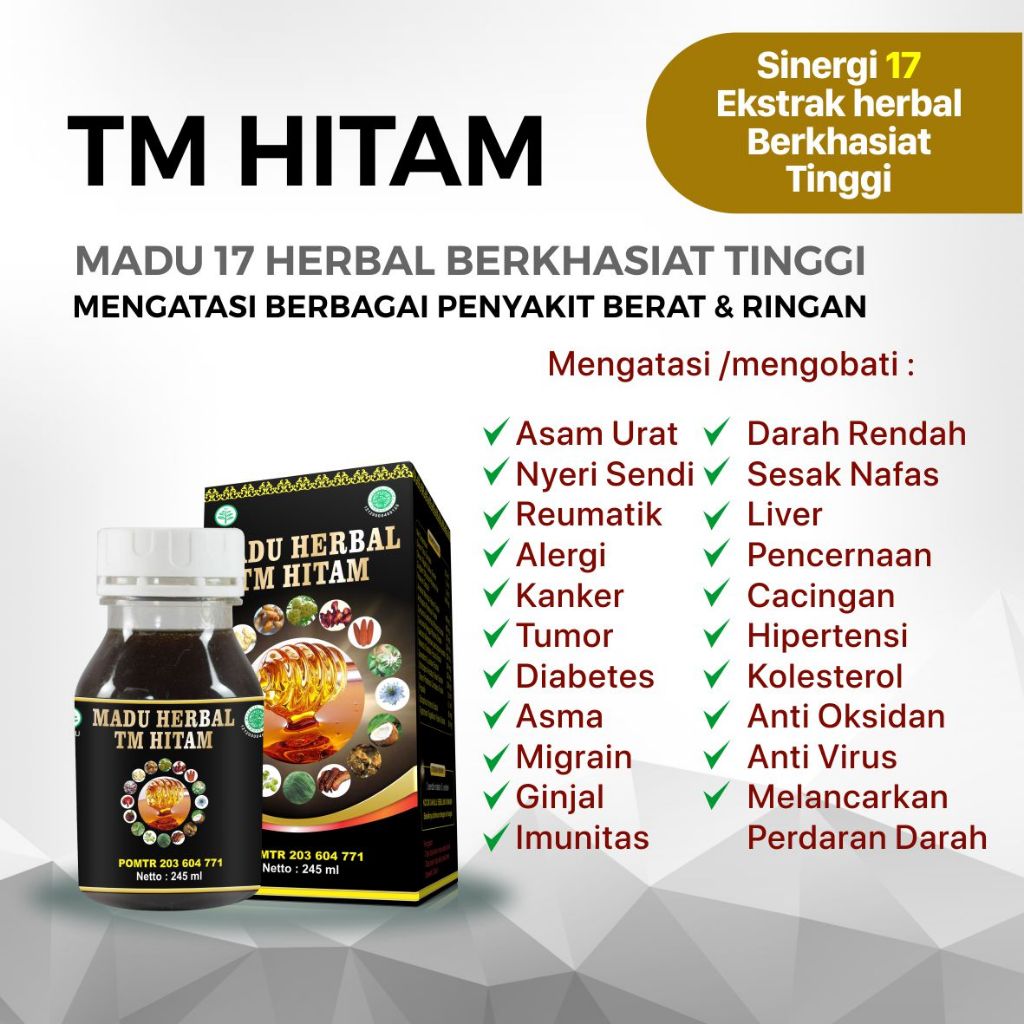 Madu Herbal Tasnim TM Hitam