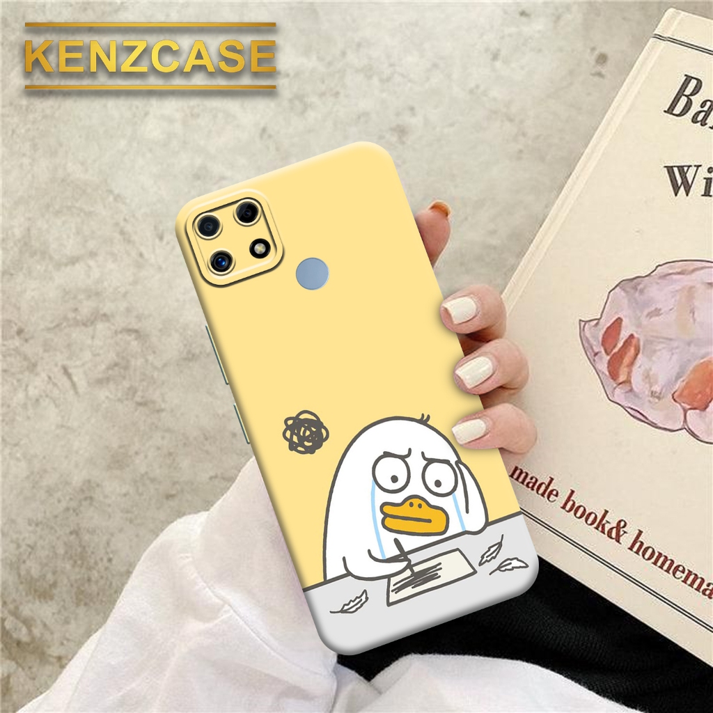 Soft case Hp REALME C25 - KENZCASE- Fashion Case Aesthetic - Silicon - Pelindung Belakang Handpone -