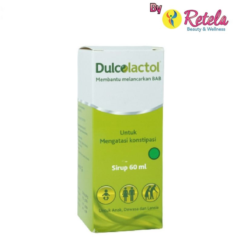 Dulcolactol Lactulosa Sirup 60ml - Dulcolaktol Laktulosa Syrup Obat Susah BAB Anak/Dewasa/Kontipasi/