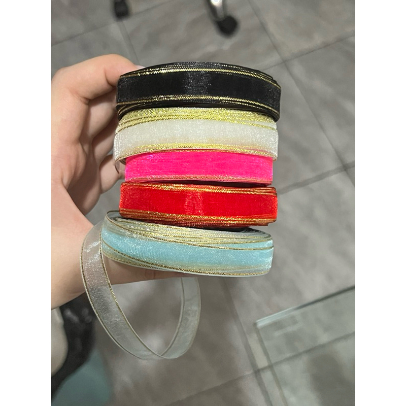 

Pita Organdi List Gold 1/2 inch