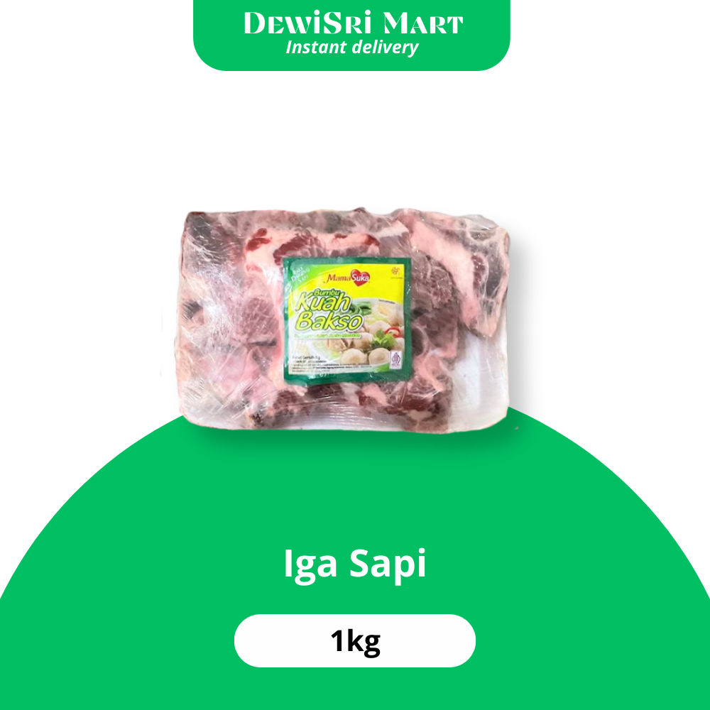 

Iga Sapi 1kg - Dewi Sri Mart