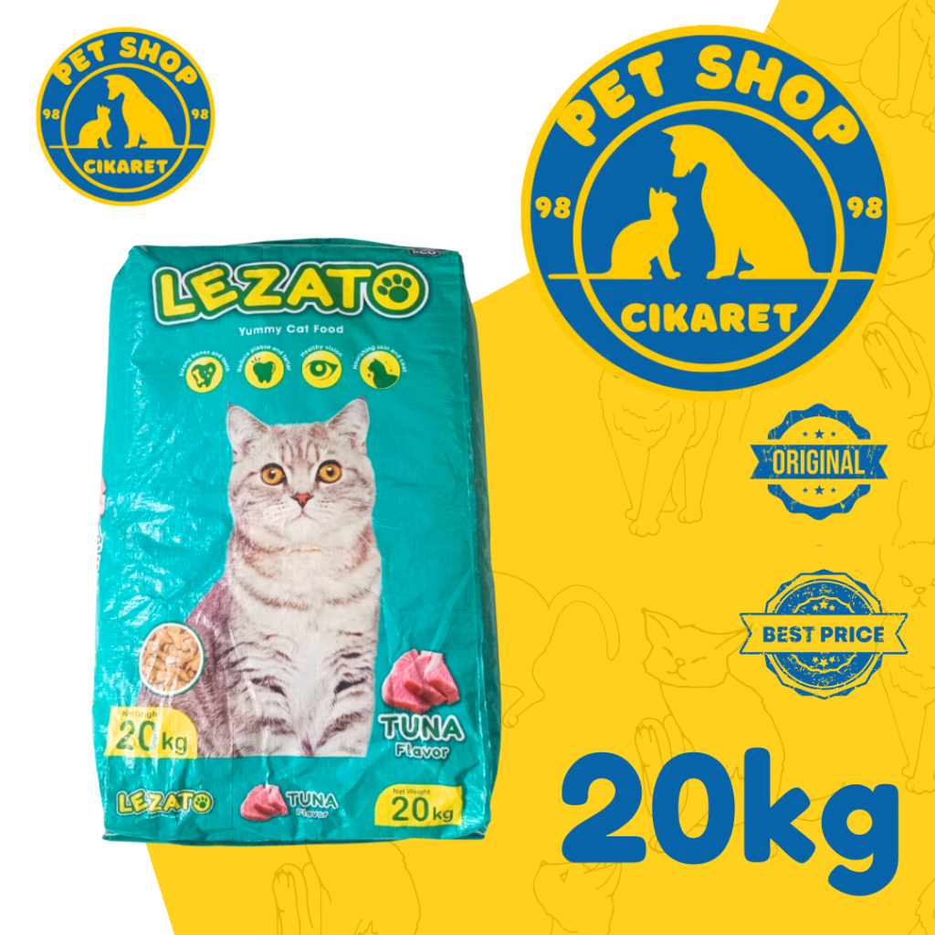 LEZATO CAT TUNA 20KG makanan kucing lezato EKSPEDISI
