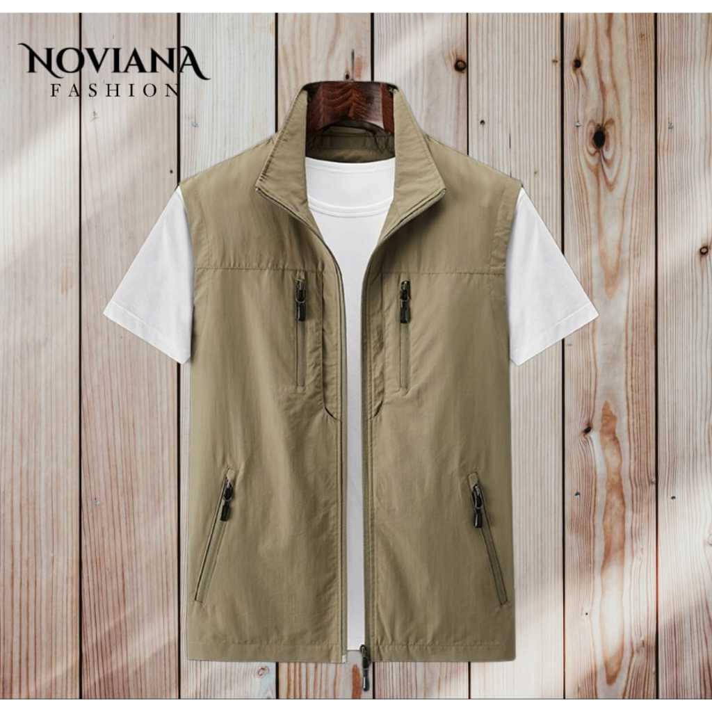 Jaket Rompi / Vest Pria Casual Outdor