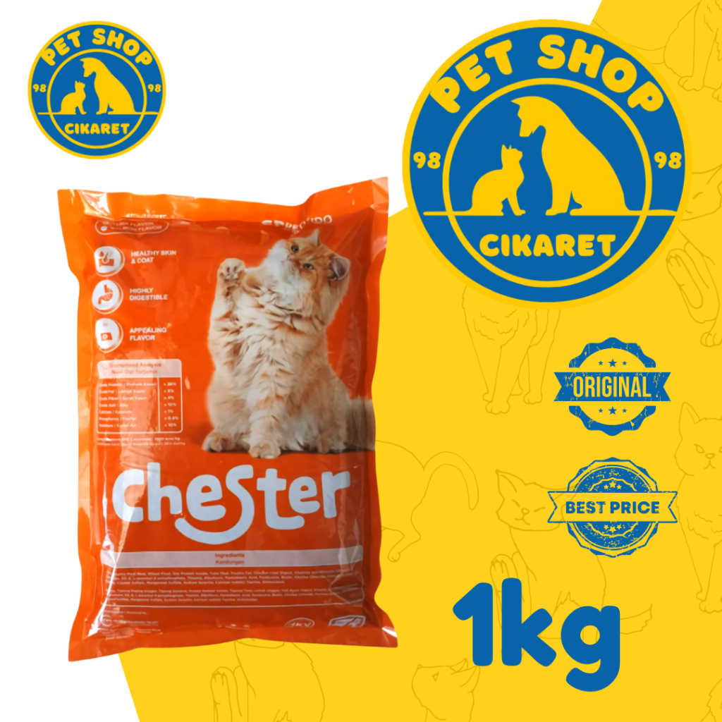 CHESTER makanan kucing 800gr CHESTER CAT FOOD