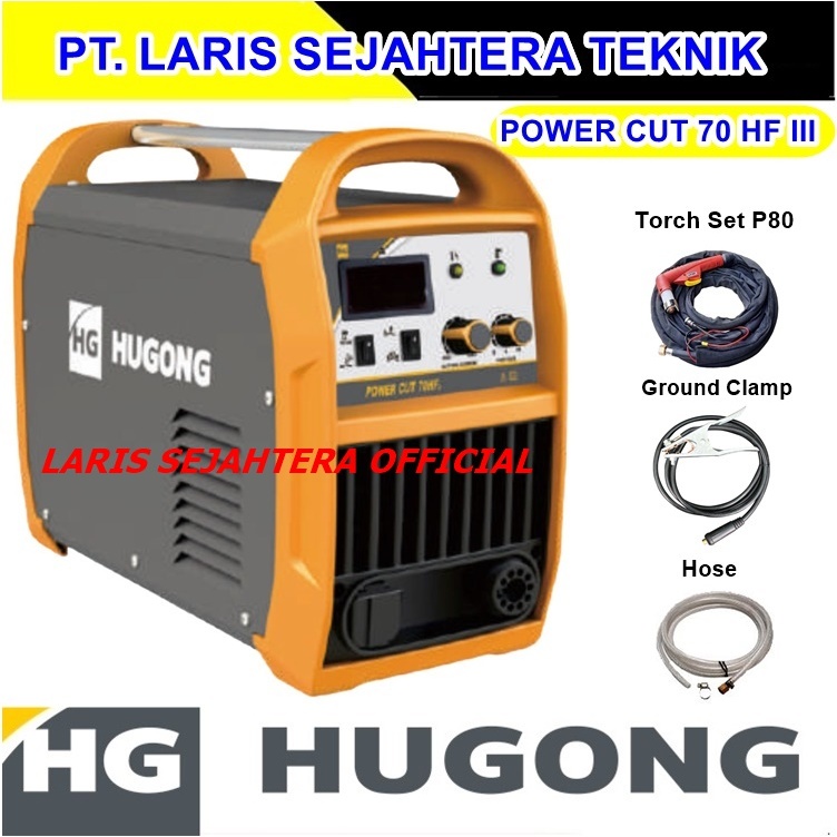 Mesin Las Hugong Power CUT 70HFIII Trafo Las Plasma Cutting Hugong CUT 70 HF