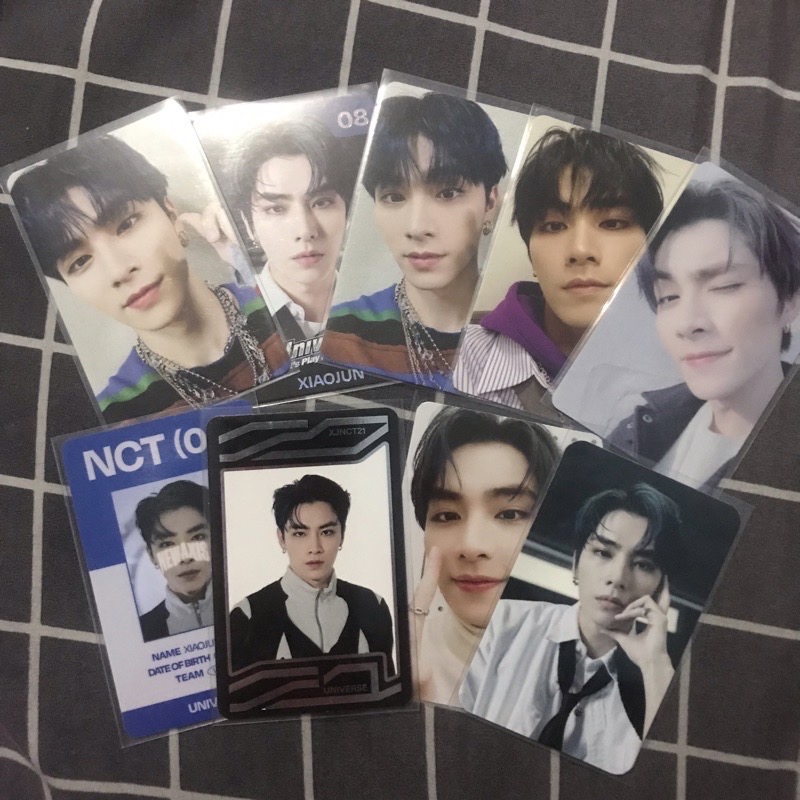 OFFICIAL PC PHOTOCARD XIAOJUN WAYV LUCKY DRAW UNIVERSE JEWEL PHOTOBOOK UC IDC PENDANT NECKLACE