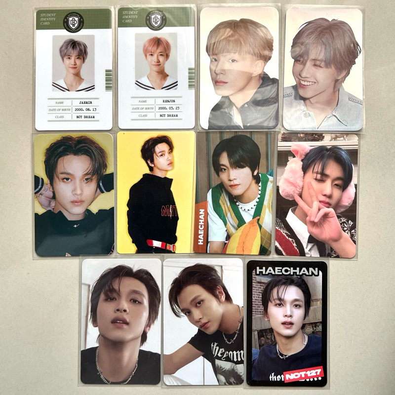[OFFICIAL] AAB Jeno Jaemin haechan Renjun Boom Holo Hottracks Ayyo B2S Identity Card 4x6 MD Trading 