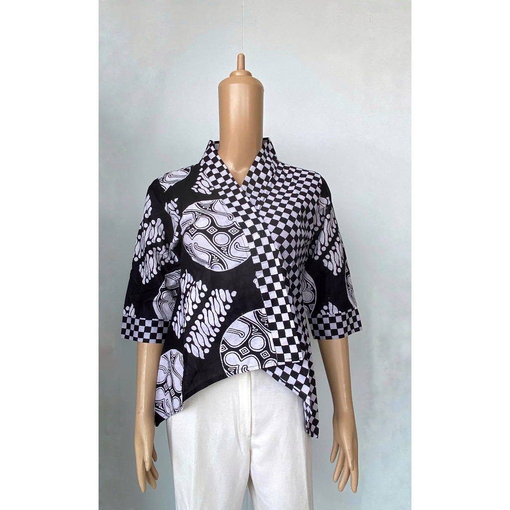 Blouse Batik Wanita Kimono - Marikatiq Makassar