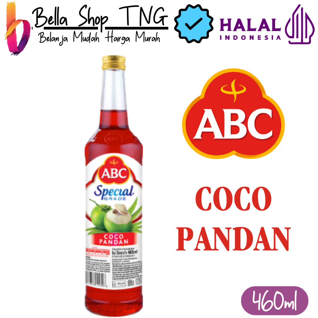 

ABC Special Grade Sirup Cocopandan Botol 460 ml