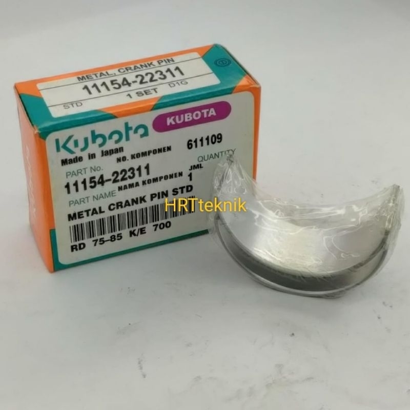 Metal Jalan (std) RD85 Kubota CPM Crank Pin Metal RD85 Kubota Deisel