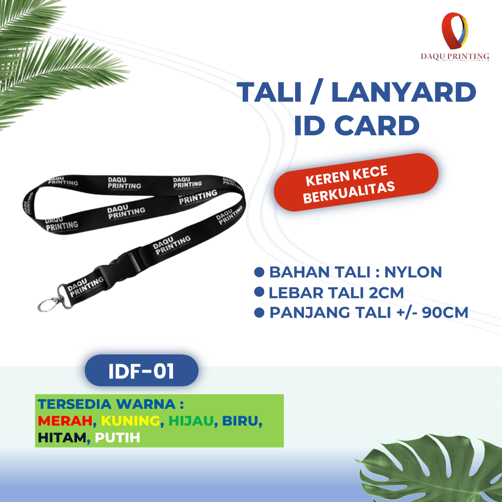 

LANYARD NAME TAG / TALI ID CARD custom