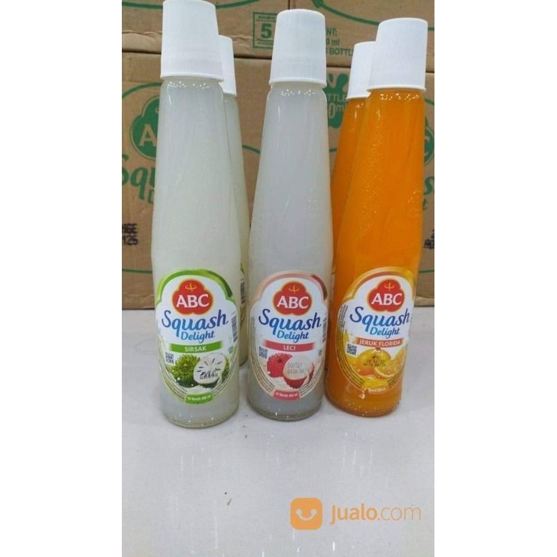 

Sirup ABC sirup Seguash - Ada tiga Rasa Jeruk leci dan sirkaya