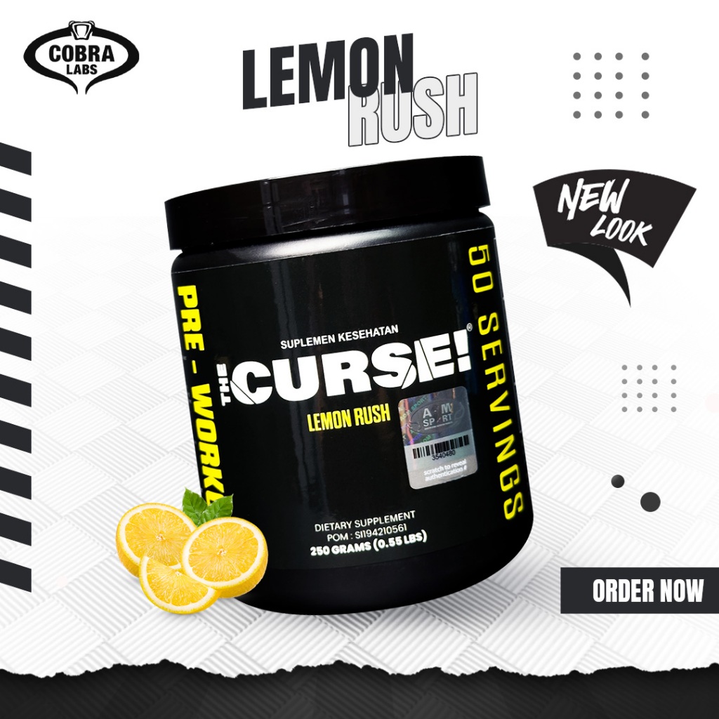 Cobra Labs The Curse Preworkout 50 Serving Original suplemen makanan