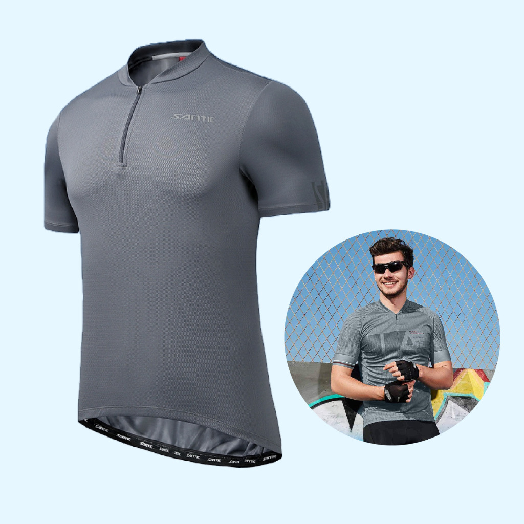 Jersey pria sepeda MTB & ROADBIKE