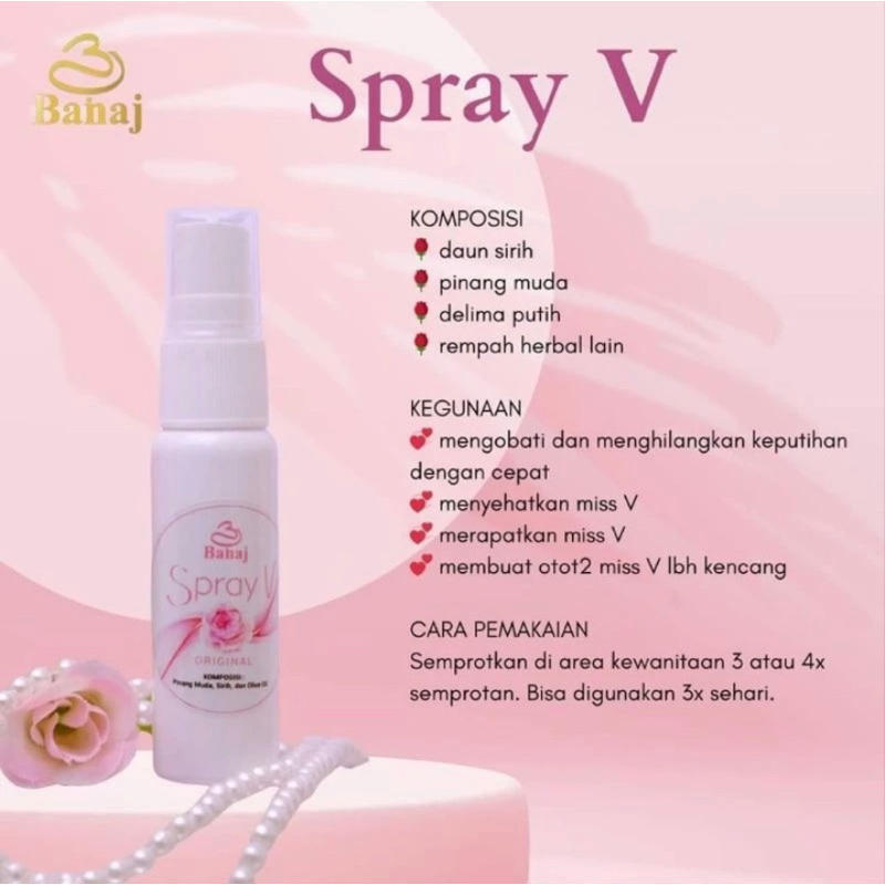 SPRAY V BANAJ UNTUK MISS V