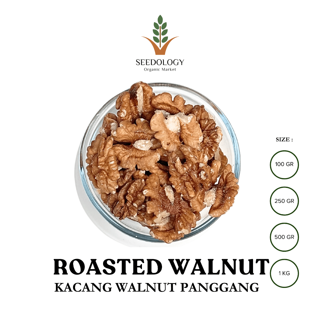 

Roasted Walnut 250gr - Kacang Walnut Panggang