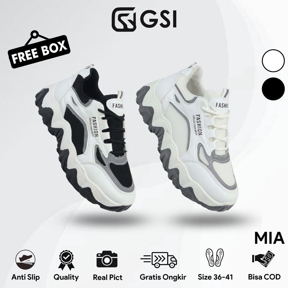 Termurah Gudang Sepatu Id Mia Sepatu Sneakers Wanita Import 1281