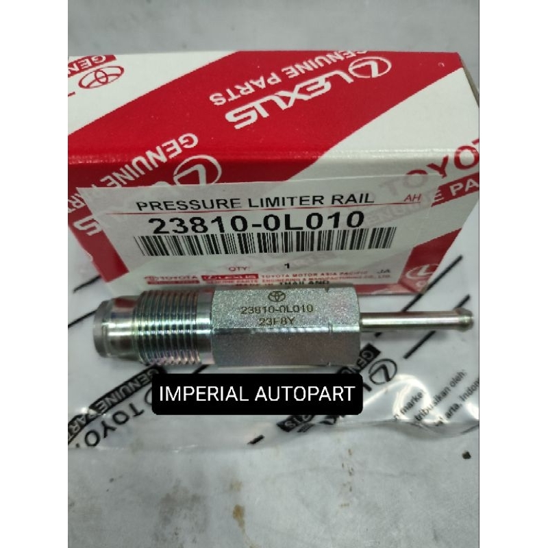 valve sensor limiter pressure commonrail innova hilux fortuner diesel