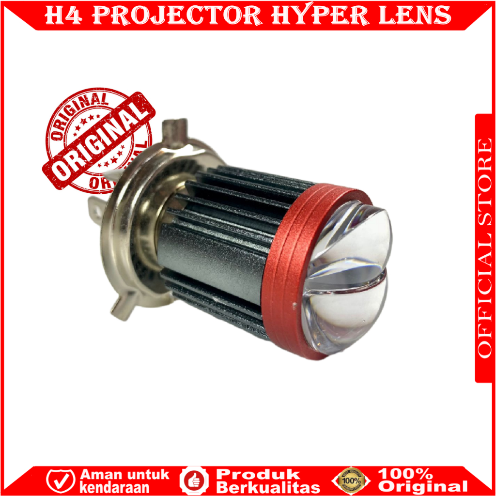 Lampu Led H4 Hyper 2 Warna Led Laser H4 Laser Utama Motor Mobil