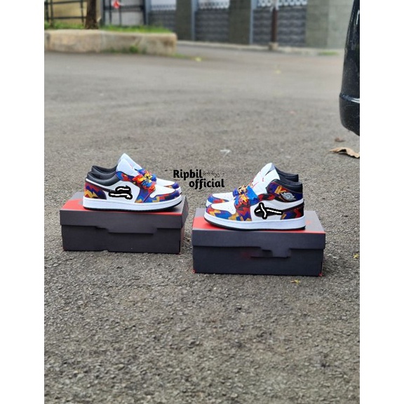 Chekout Sepatu  Basket AJ1 Nothing But Net Cewe Cowo Kualitas Premium