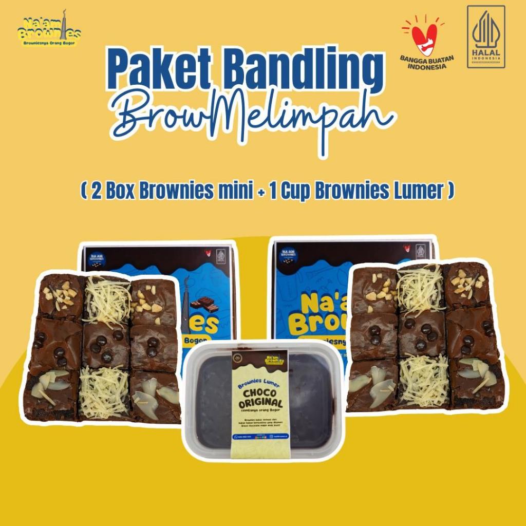 

3 ITEM - NA'AM PAKET BANDLING BROWNIES FUDGY & LUMER