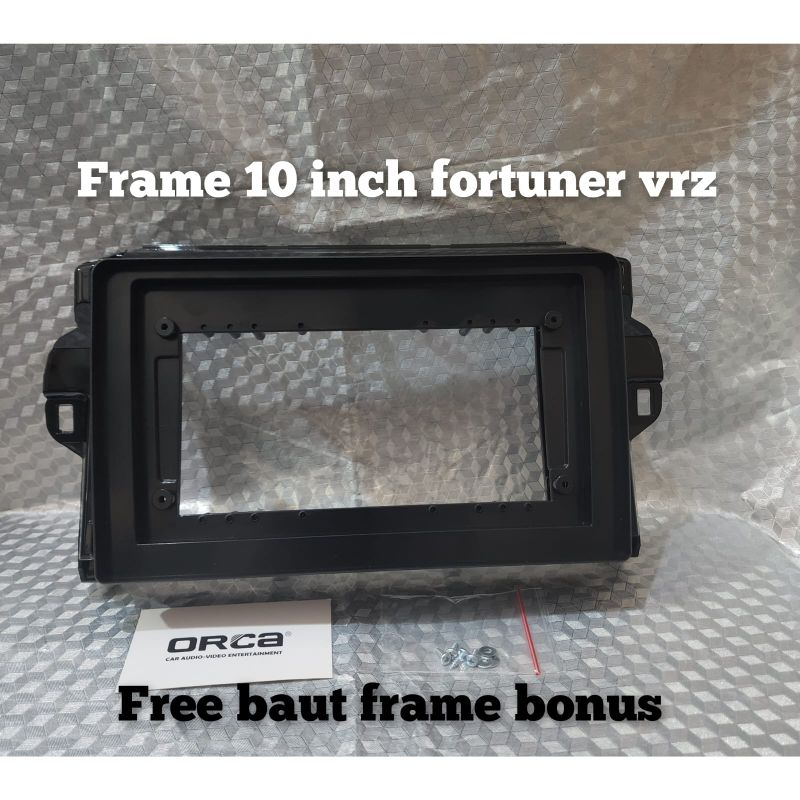 frame head unit android 10 inch mobil toyota fortuner vrz 2016-2021