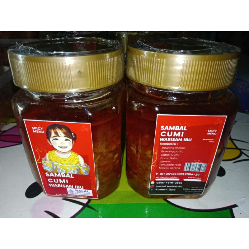 

sambal Cumi Warisan Ibu