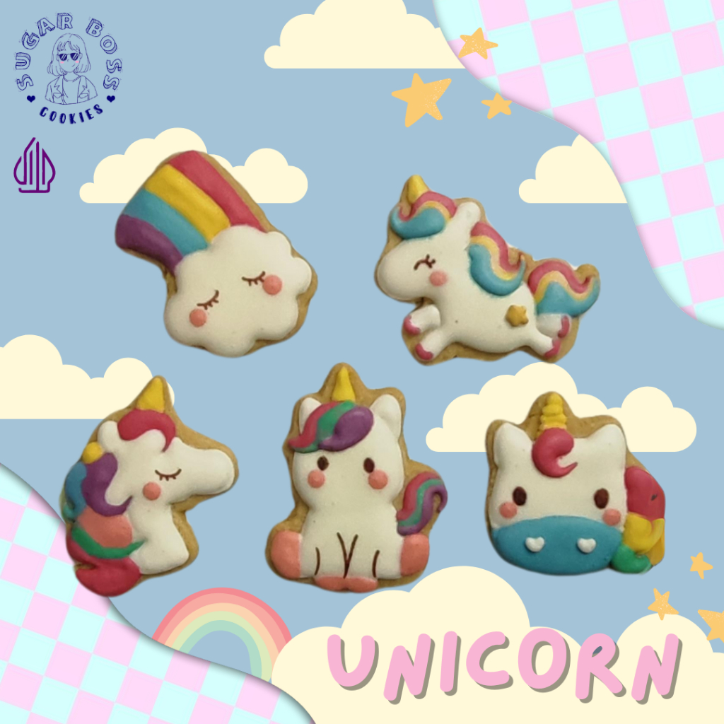 

COOKIES KARAKTER UNICORN/COOKIES HIAS UNICORN