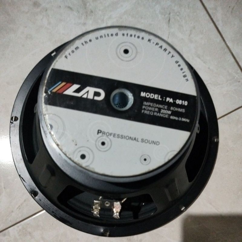 assalamu'alaikum LAD MODEL PA-0810. 10 INCH waalaikum salam