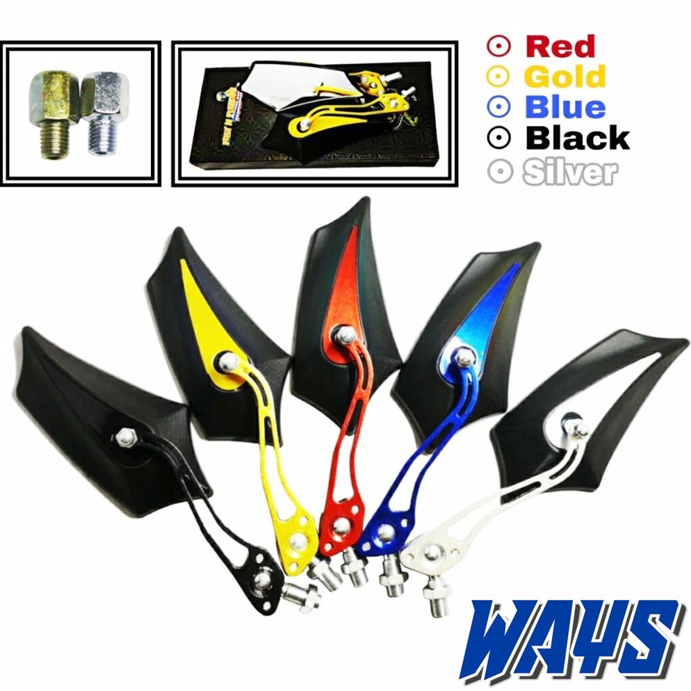 Termurah X36 Spion Betman Batman Tomok Variasi Motor Supra 125 Mx King Mio Beat Vario Nmax CB 15R Vi