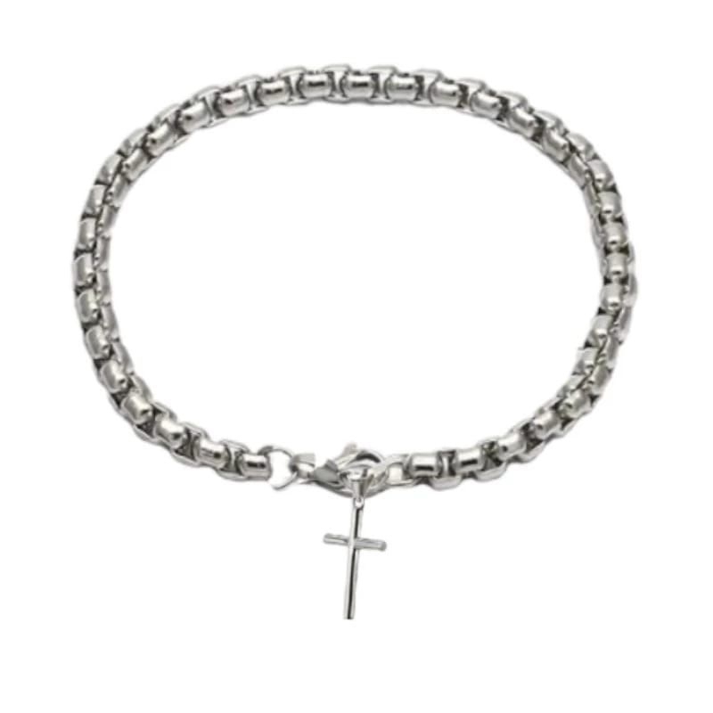 GELANG TITANIUM SALIB/GELANG TITANIUM PRIA DAN WANITA ANTIKARAT