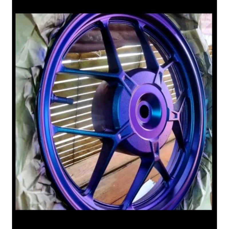 CAT BUNGLON BLUE RED PURPLE 3 WARNA DASAR HITAM CAT MOBIL MOTOR