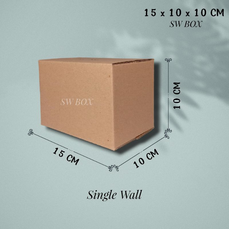 

Kardus Ukuran 15x10x10 CM Box untuk packing ST