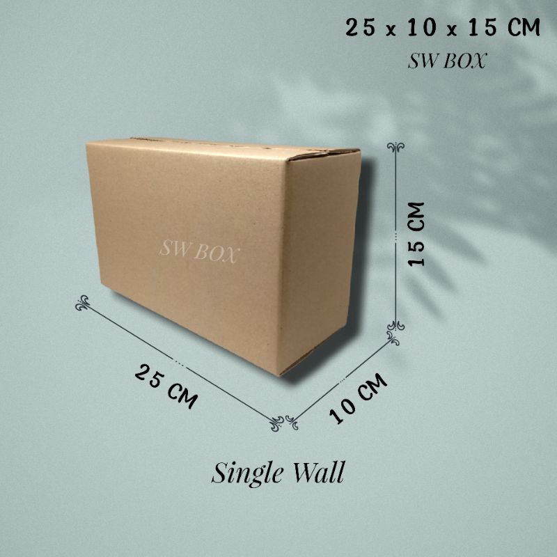 

Kardus Ukuran 25x10x15 CM Box untuk packing ST